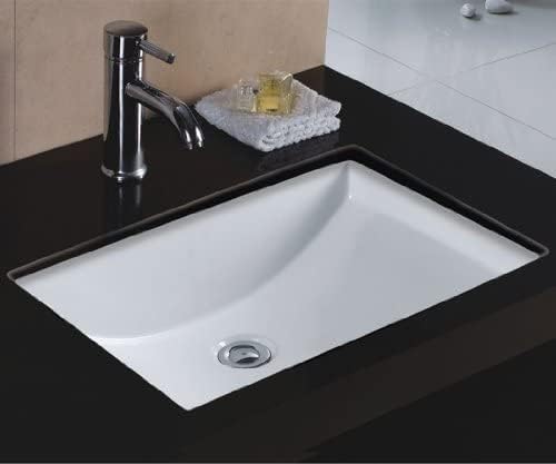 22 Inch Rectangular Undermount Bathroom Sink