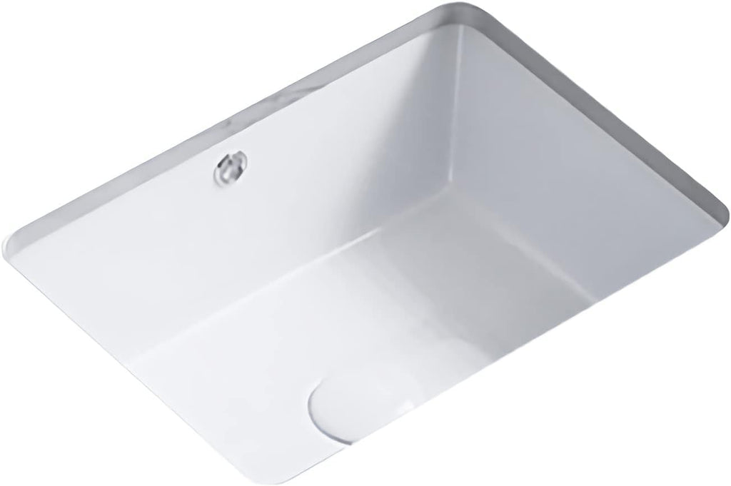 16 Inch Rectangular Undermount Bathroom Sink