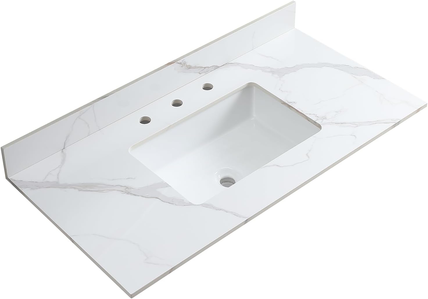 43 Inch Sintered Stone Vanity Sink Top