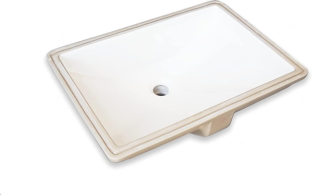 22 Inch Rectangular Undermount Bathroom Sink