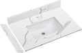River 30 Inch Quartz Vanity Top
