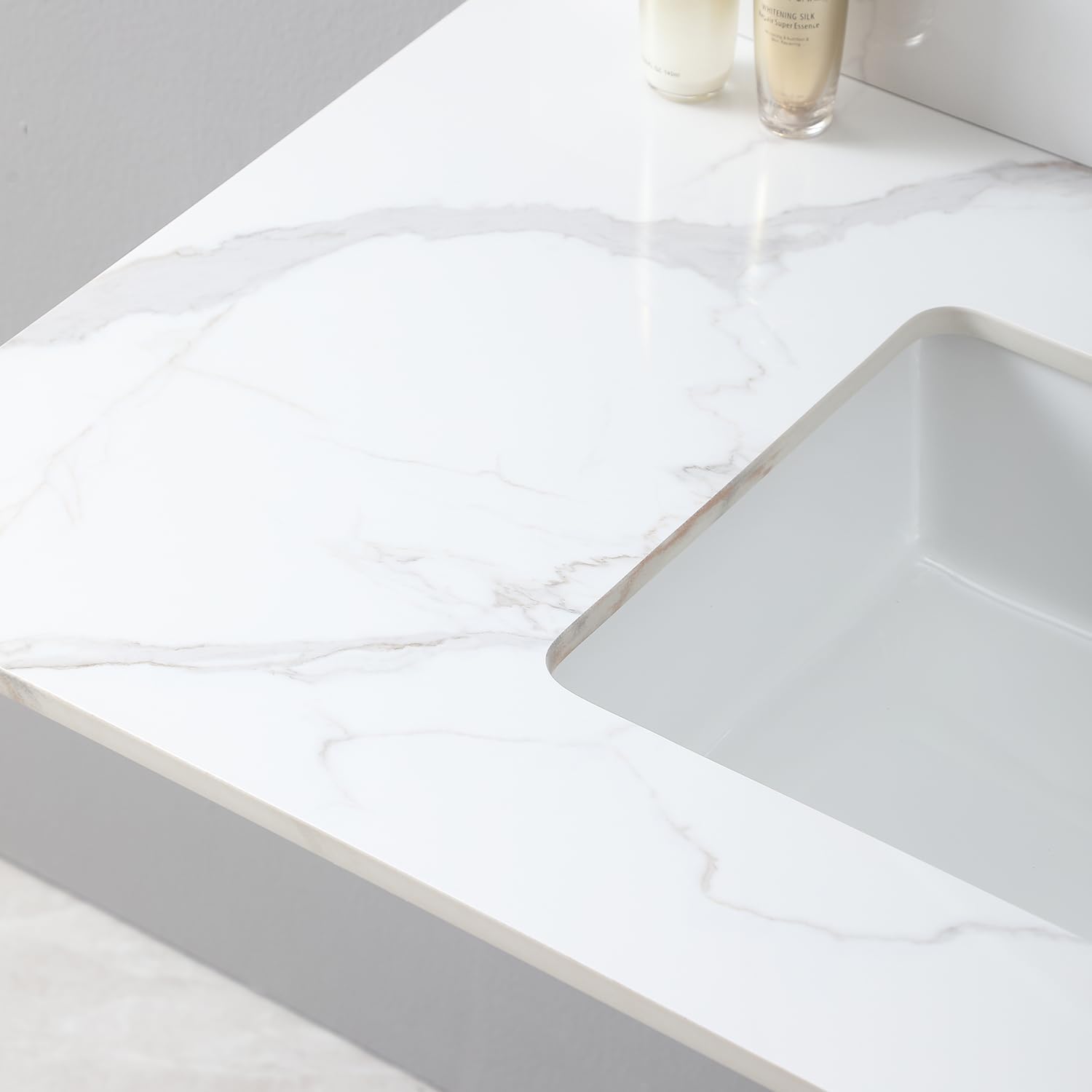43 Inch Sintered Stone Vanity Sink Top