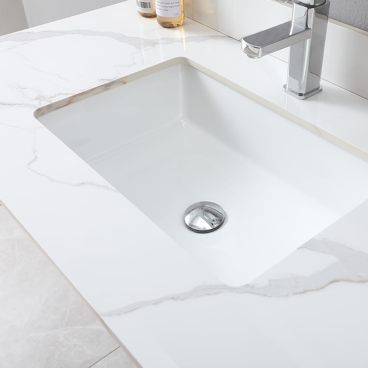 43 Inch Sintered Stone Vanity Sink Top