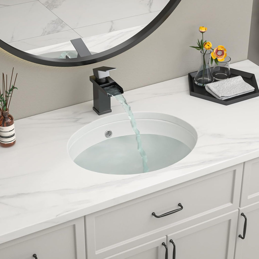20 X 16 Inch Oval Undermount Ceramic Bathroom Sink