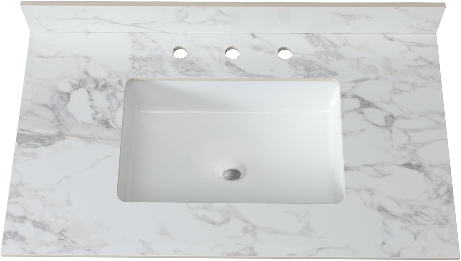 37 Inch Undermount Sink Bathroom Vanity Top