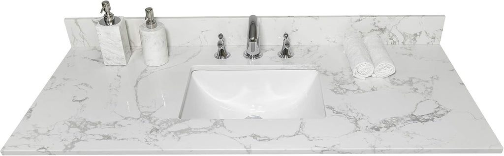 43 Inch Undermount Sink Marble Vanity Top