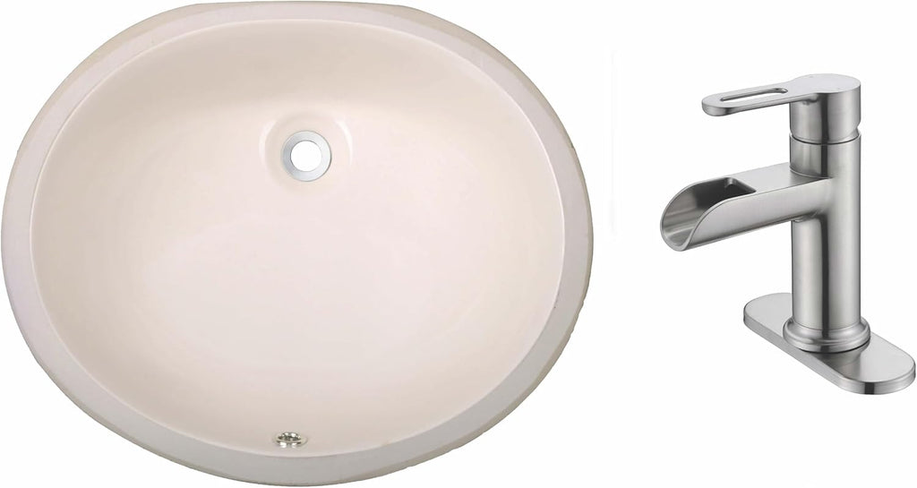 17 Inch Oval Undermount Bathroom Sink