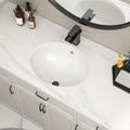 20 X 16 Inch Oval Undermount Ceramic Bathroom Sink