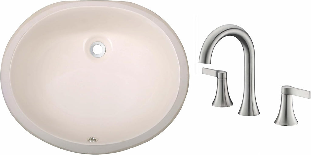 17 Inch Oval Undermount Bathroom Sink