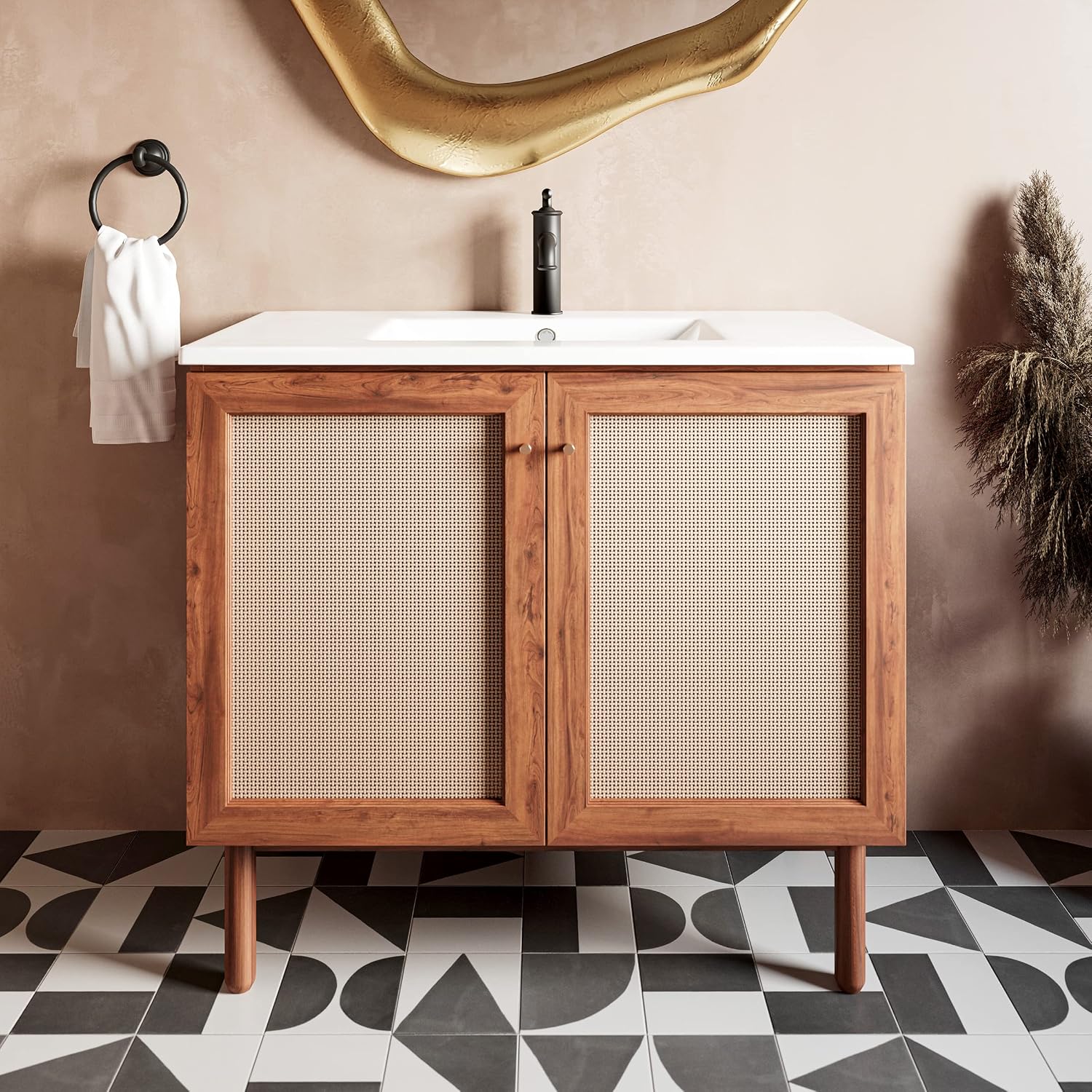 36 Inch Ceramic Vanity Sink Top